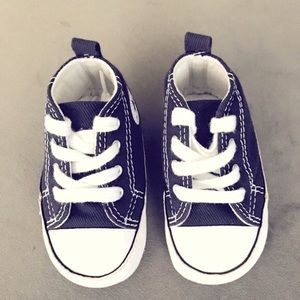 Converse First All Star infant high top bootie.